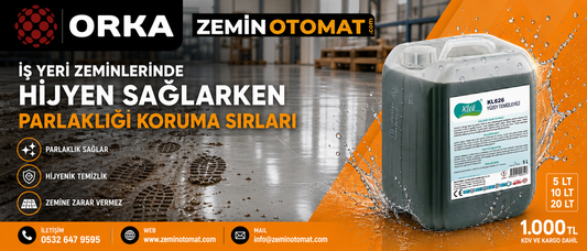 İş Yeri Zeminlerinde Hijyen Sağlarken Parlaklığı Koruma Sırları