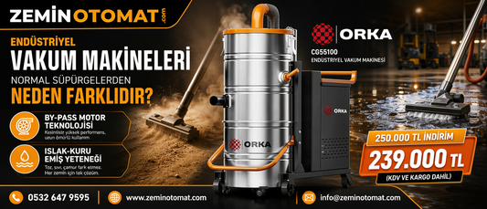Endüstriyel Vakum Makineleri Normal Süpürgelerden Neden Farklıdır?