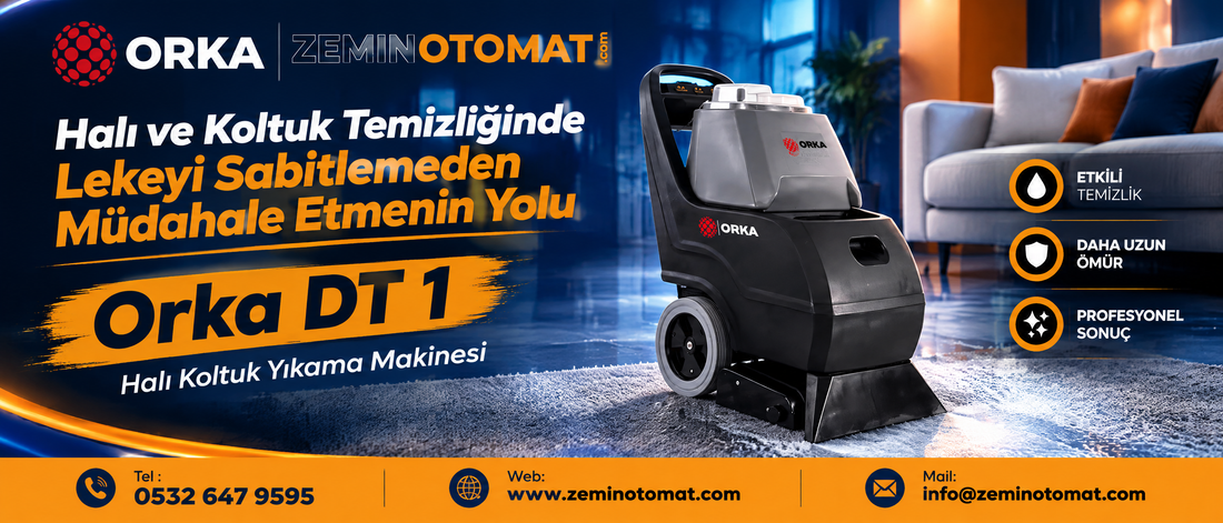 Halı ve Koltuk Temizliğinde Lekeyi Sabitlemeden Müdahale Etmenin Yolu