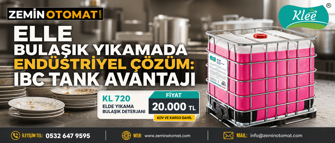 Elle Bulaşık Yıkamada Endüstriyel Çözüm: IBC Tank Avantajı