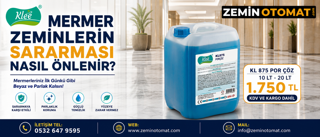 Mermer Zeminlerin Sararması Nasıl Önlenir?