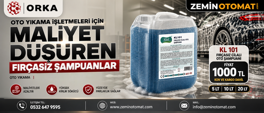 Oto Yıkama İşletmeleri İçin Maliyet Düşüren Fırçasız Şampuanlar