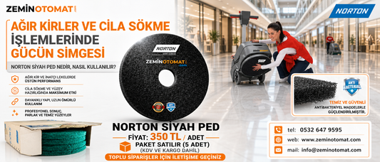 Ağır Kirler ve Cila Sökme İşlemlerinde Gücün Simgesi: Norton Siyah Ped Nedir, Nasıl Kullanılır?
