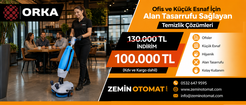 Ofis ve Küçük Esnaf İçin Alan Tasarrufu Sağlayan Temizlik Çözümleri