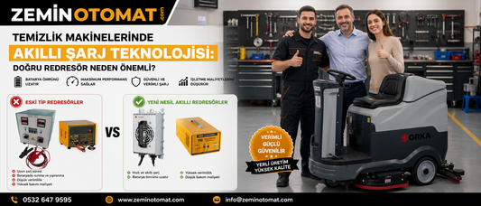 Temizlik Makinelerinde Akıllı Şarj Teknolojisi: Doğru Redresör Neden Önemli?