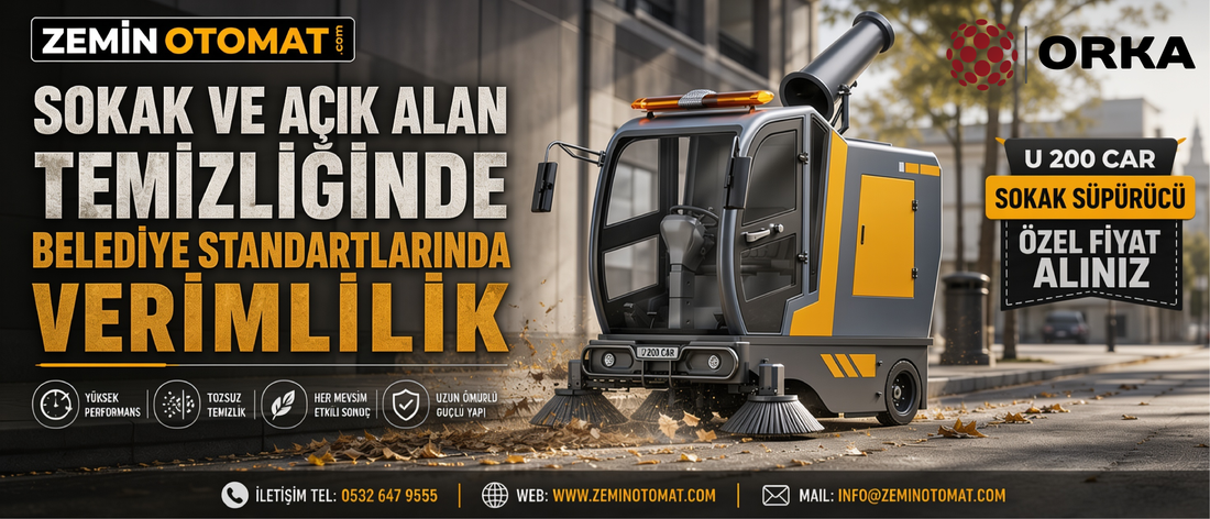 Sokak ve Açık Alan Temizliğinde Belediye Standartlarında Verimlilik