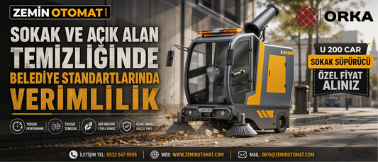 Sokak ve Açık Alan Temizliğinde Belediye Standartlarında Verimlilik