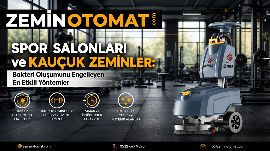Spor Salonları ve Kauçuk Zeminler: Bakteri Oluşumunu Engelleyen En Etkili Yöntemler