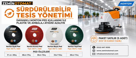 Sürdürülebilir Tesis Yönetimi: Dayanıklı Norton Ped Kullanımı İle Plastik ve Ambalaj Atığını Azaltın