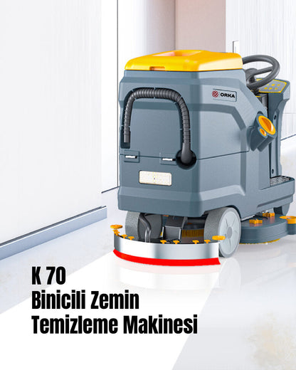Orka K70 Binmeli Zemin Temizleme Makinesi (Tek Fırçalı)