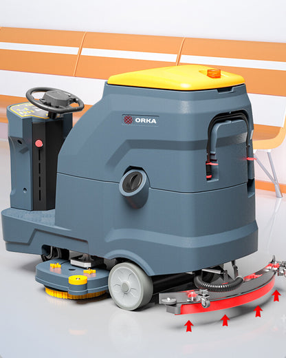 Orka K80 Binmeli Zemin Temizleme Makinesi (Çift Fırçalı)