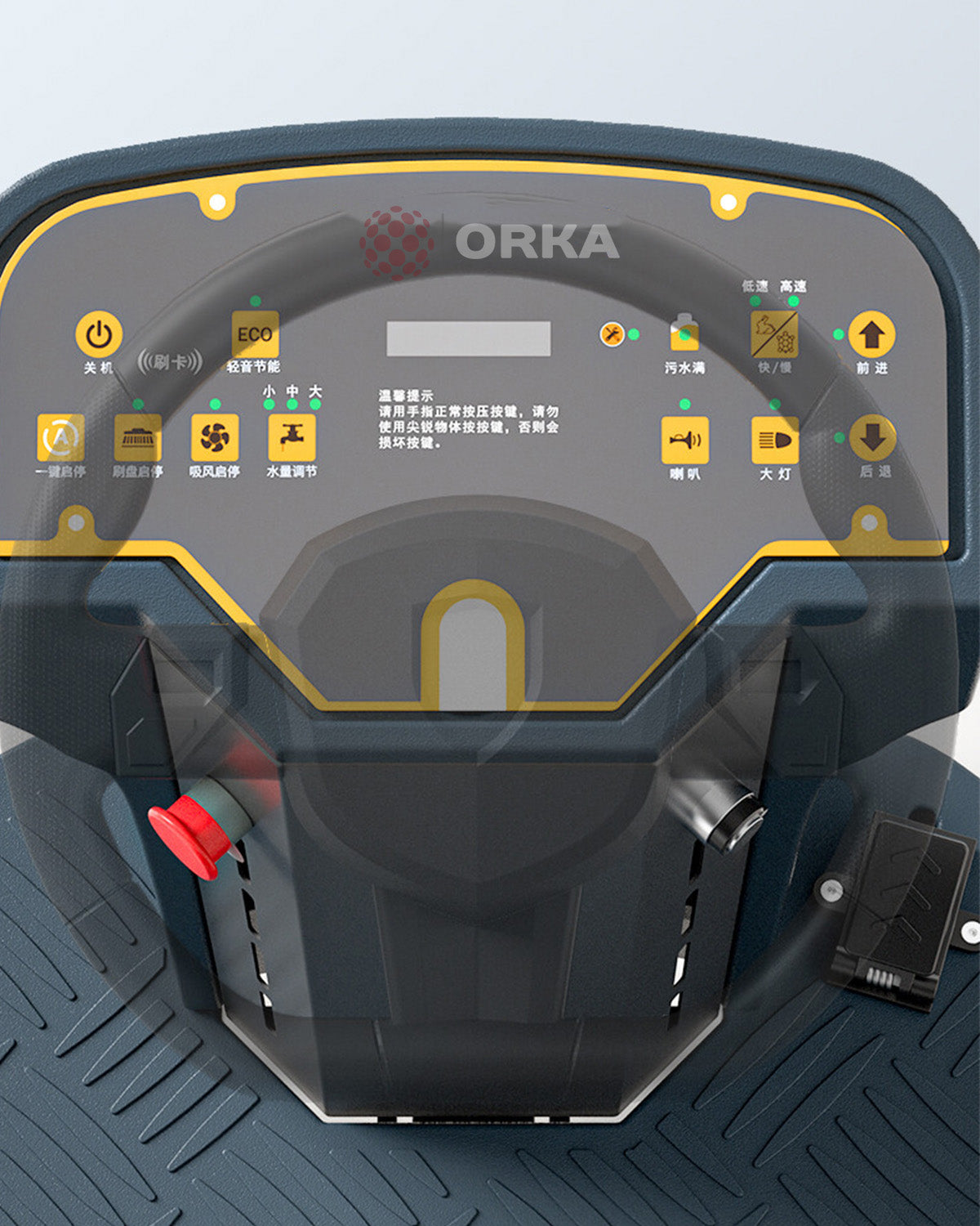 Orka K80 Binmeli Zemin Temizleme Makinesi (Çift Fırçalı)