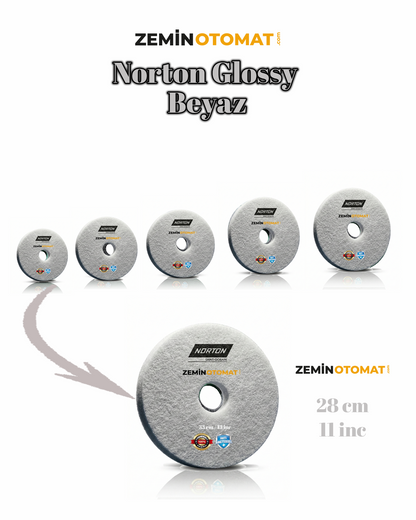 Norton Heavy Duty Siyah Zemin Temizleme Pedi (Antimikrobiyal)