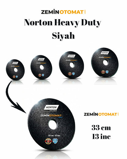 Norton Heavy Duty Siyah Zemin Temizleme Pedi (Antimikrobiyal)