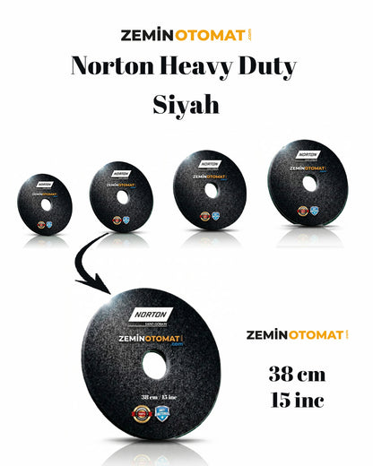 Norton Heavy Duty Siyah Zemin Temizleme Pedi (Antimikrobiyal)